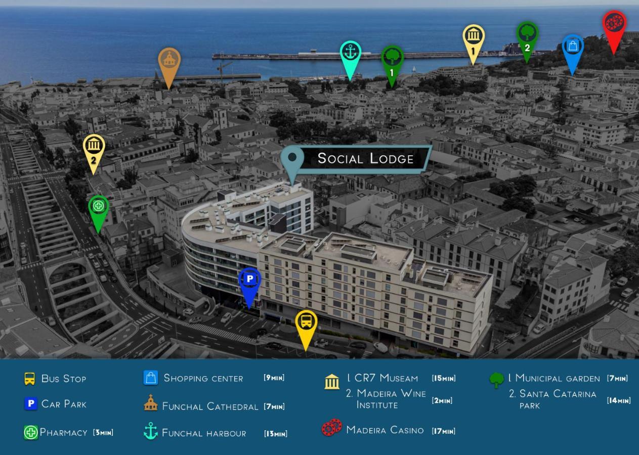 Social Lodge - Centro Do Funchal Экстерьер фото